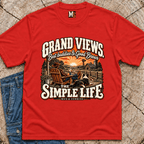 Grand Views, Best Buddies and Good Brews - The simple life T-shirt
