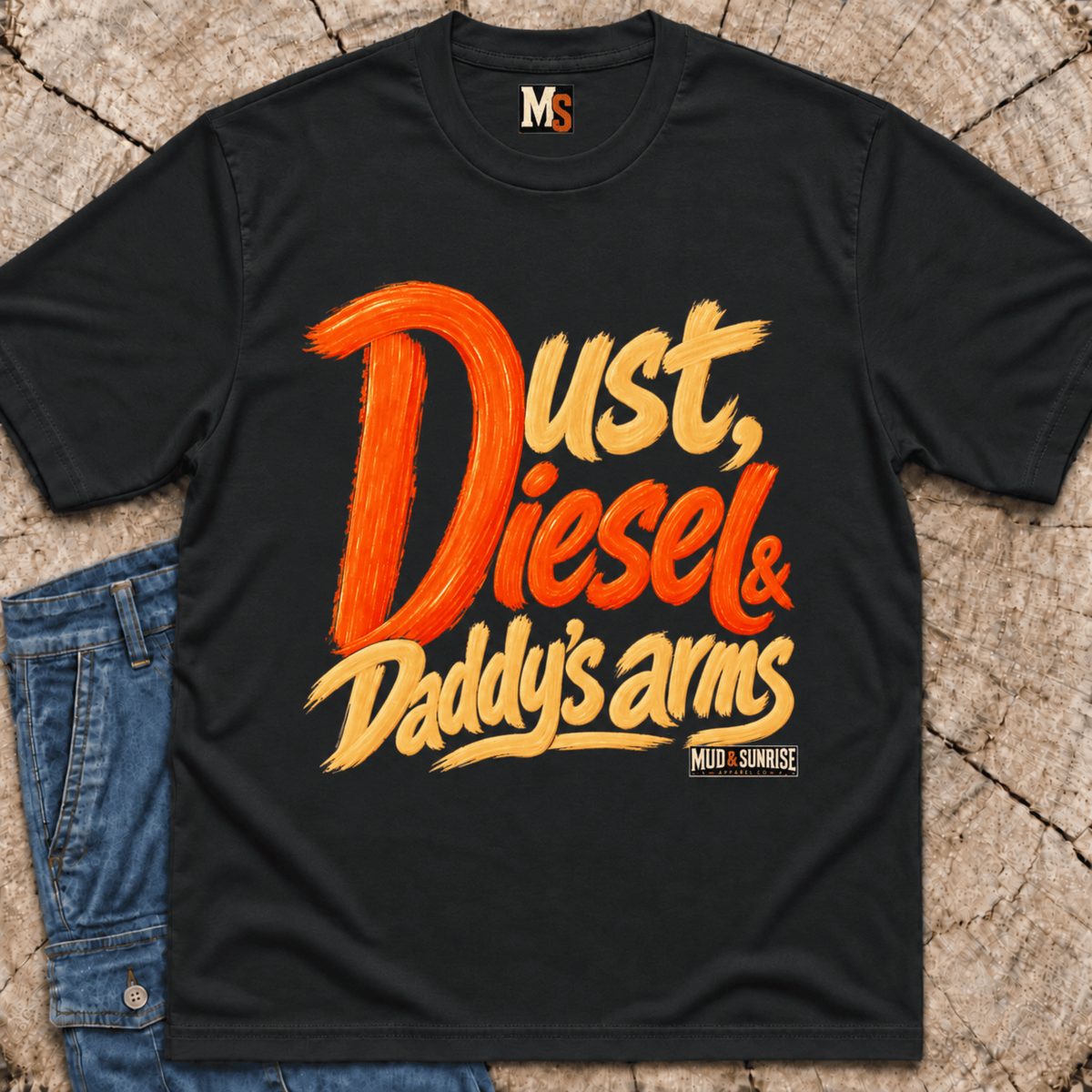 Dust, Diesel & Daddy's Arms T-shirt