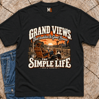 Grand Views, Best Buddies and Good Brews - The simple life T-shirt