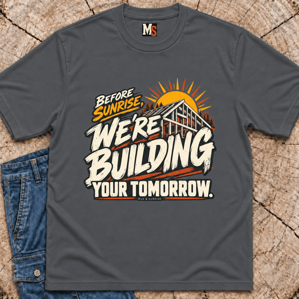 Before Sunrise, we're building your tomorrow T-shirt