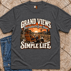 Grand Views, Best Buddies and Good Brews - The simple life T-shirt
