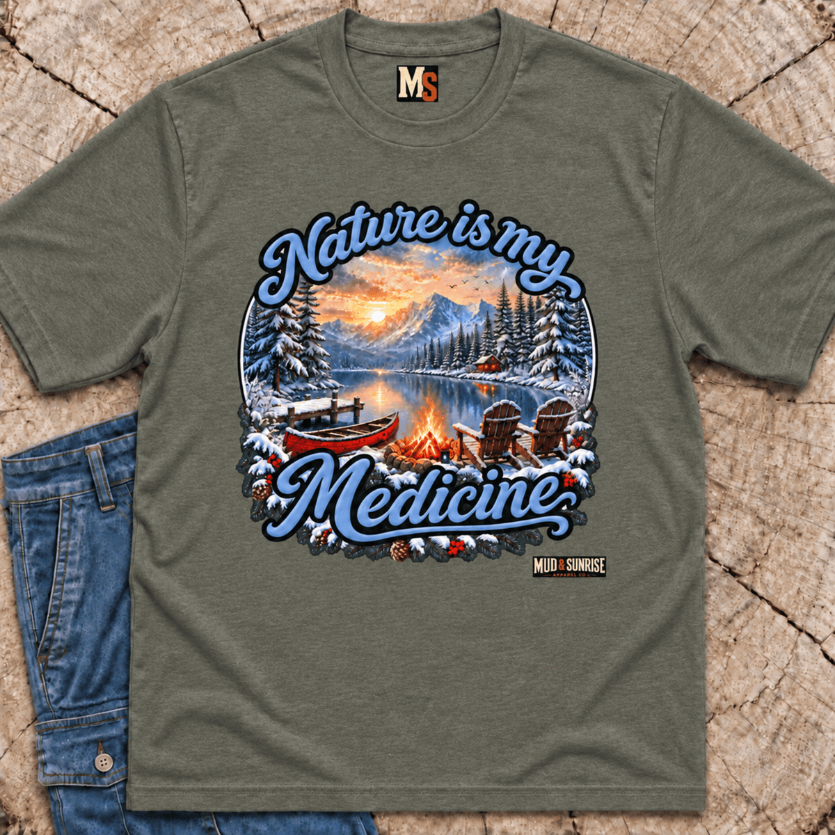 Nature is my Medicine - Winter T-shirt