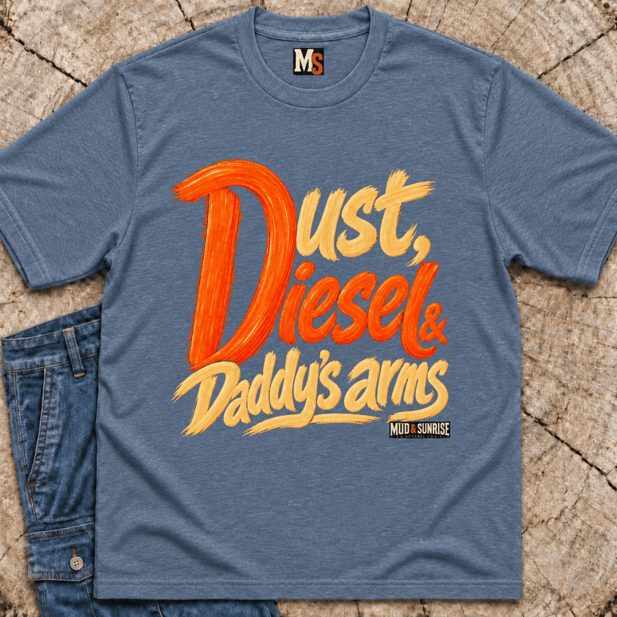 Dust, Diesel & Daddy's Arms T-shirt
