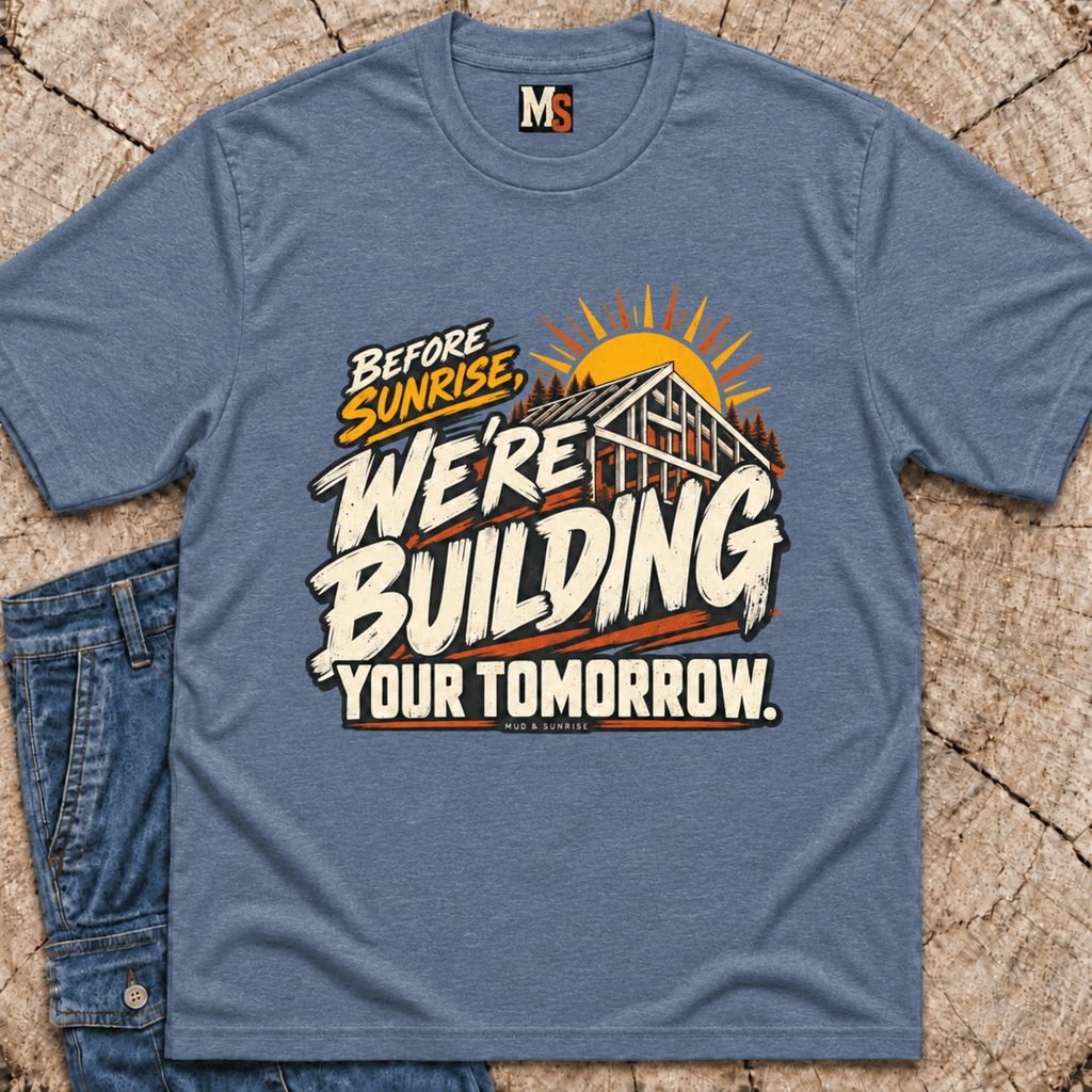Before Sunrise, we're building your tomorrow T-shirt