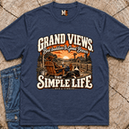 Grand Views, Best Buddies and Good Brews - The simple life T-shirt