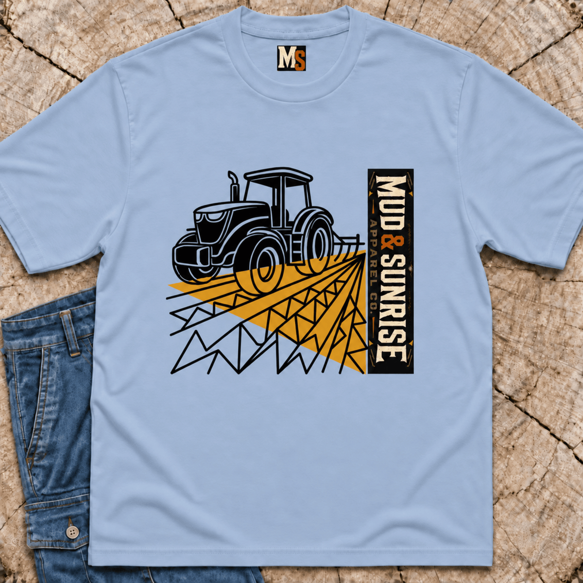 Tractor 'Mud & Sunrise' T‑Shirt
