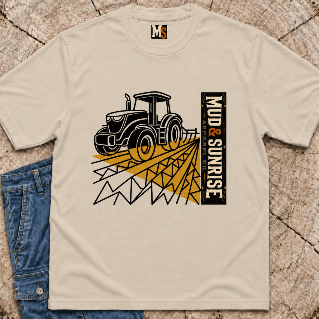 Tractor 'Mud & Sunrise' T‑Shirt