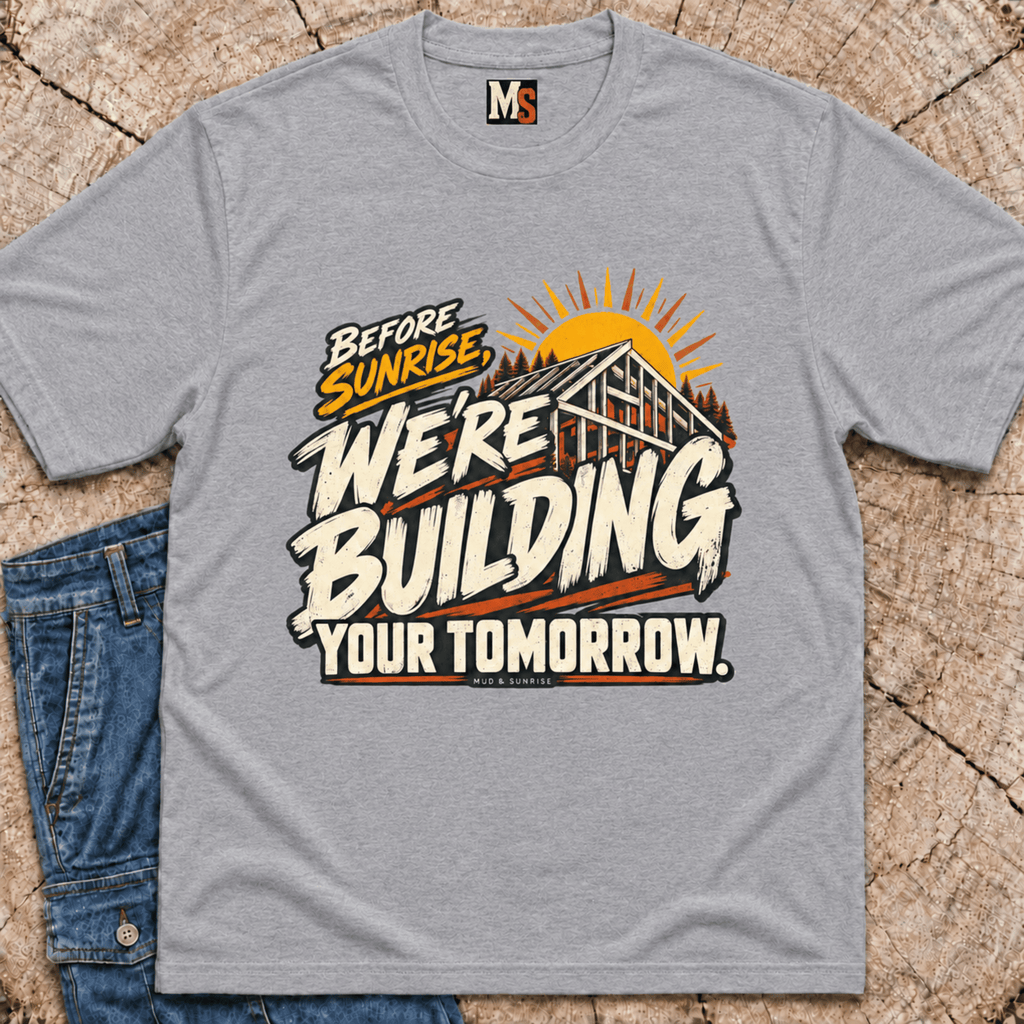 Before Sunrise, we're building your tomorrow T-shirt