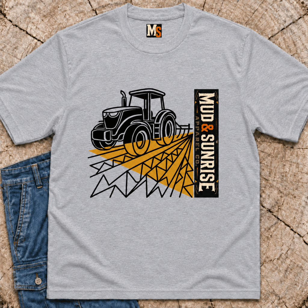 Tractor 'Mud & Sunrise' T‑Shirt