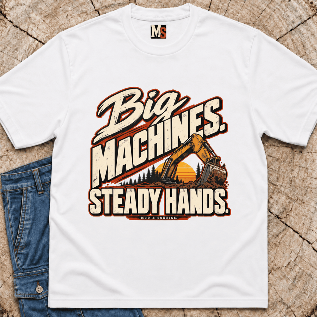 Big Machines, steady hands T-shirt